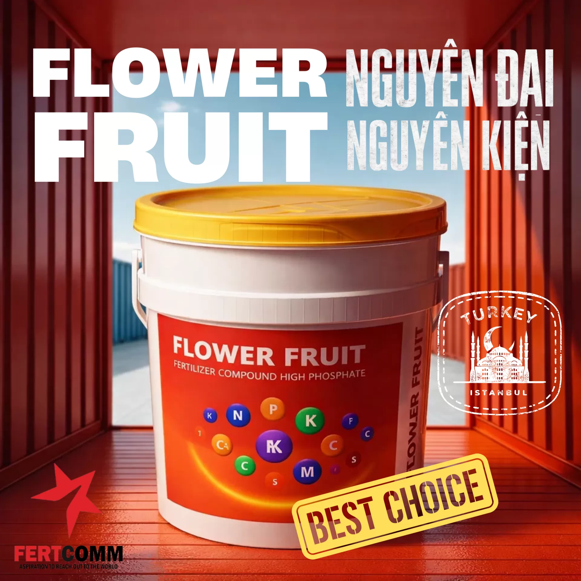 FLOWER FRUIT - Phân hữu cơ lỏng dưỡng hoa, nuôi trái