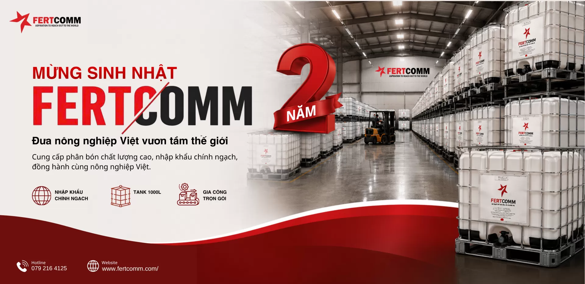 kỷ niệm 2 năm thành lập