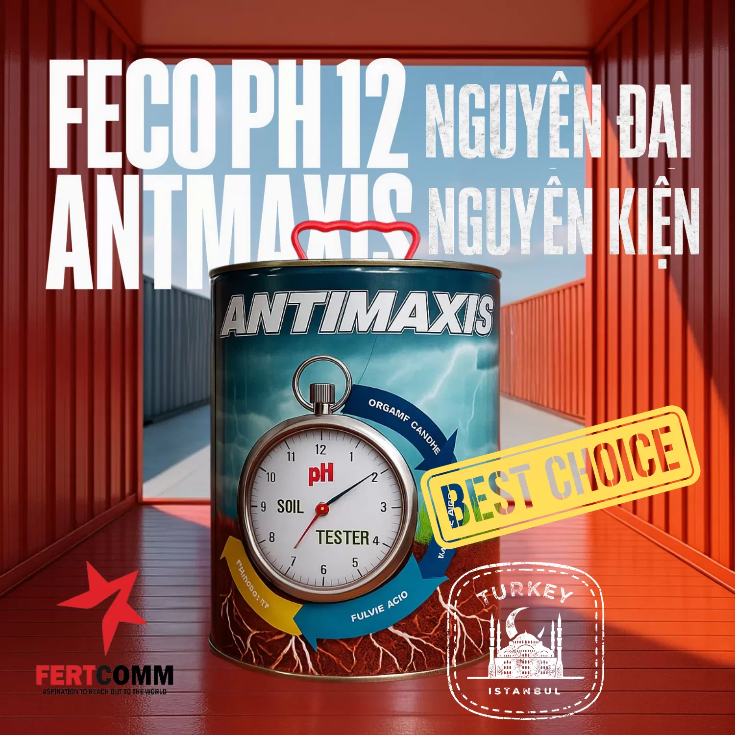 FECO PH12 ANTIMAXIS - Nâng PH Hiệu Quả, An Toàn